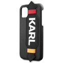 Etui Karl Lagerfeld Strap na iPhone 11 Pro 5,8" - czarne