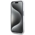 Etui Karl Lagerfeld IML Metal Karl Head MagSafe do iPhone 15 Pro biały