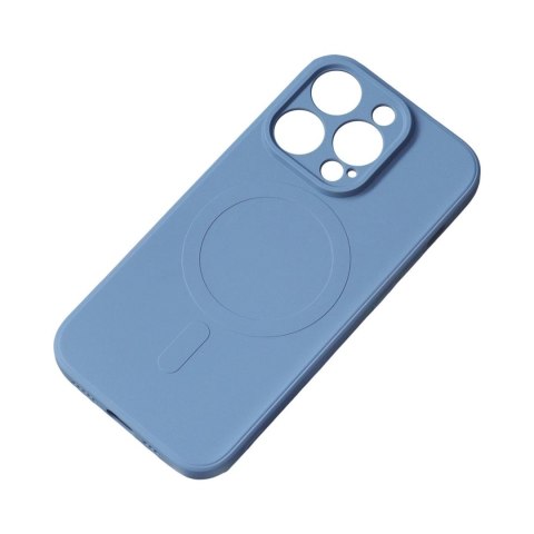 Etui Silicone Case z MagSafe na Samsung Galaxy A36 5G - niebieskie