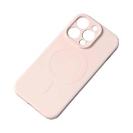 Etui Silicone Case z MagSafe na Samsung Galaxy A36 5G - różowe