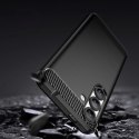 Etui Carbon Case elastyczne silikonowe na Nothing Phone (3a) - czarne