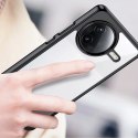 Etui Outer Space Case z żelową ramką na Xiaomi Poco F7 Ultra - czarne