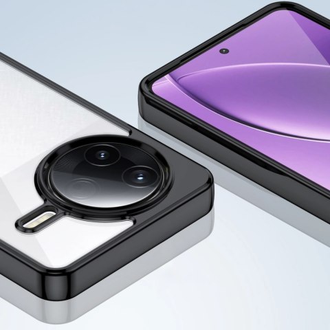Etui Outer Space Case z żelową ramką na Xiaomi Poco F7 Ultra - czarne