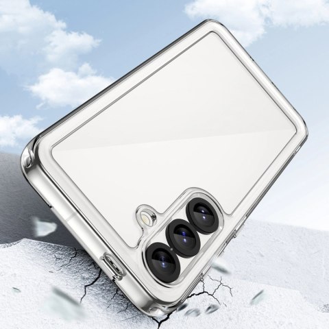 Etui Outer Space Case z żelową ramką na Xiaomi Redmi Note 14 Pro 5G - przezroczyste