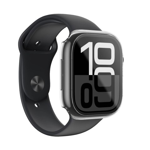 Etui ze szkłem hartowanym AMAZINGTHING Radix Glass do Apple Watch 46mm - przezroczyste