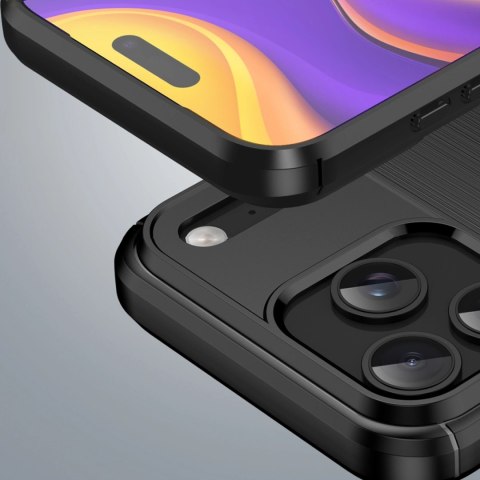 Etui Carbon Case na iPhone 17 Pro Max - czarne