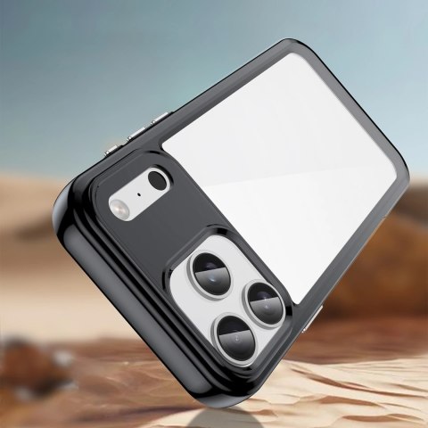 Etui Outer Space na iPhone 17 Pro - czarne przezroczyste