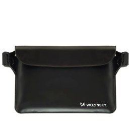 Saszetka Wozinsky WWS-01 wodoodporna nerka PVC - czarna