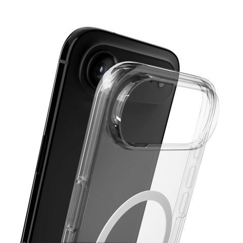 Etui Puro Impact Clear D3O TPU+PC kompatybilne z MagSafe na iPhone Air - przezroczyste