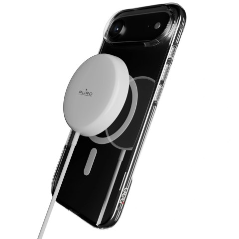 Etui Puro Impact Clear D3O TPU+PC kompatybilne z MagSafe na iPhone Air - przezroczyste