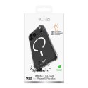 Etui Puro Impact Clear D3O TPU+PC kompatybilne z MagSafe na iPhone 17 Pro Max - przezroczyste