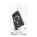 Etui Puro Impact Clear D3O TPU+PC kompatybilne z MagSafe na iPhone 17 Pro - przezroczyste