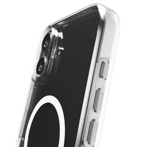 Etui Puro Impact Clear D3O TPU+PC kompatybilne z MagSafe na iPhone 17 - przezroczyste