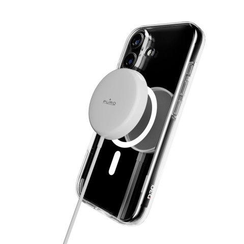 Etui Puro Impact Clear D3O TPU+PC kompatybilne z MagSafe na iPhone 17 - przezroczyste