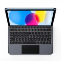 Etui z klawiaturą Dux Ducis (MK series) na iPad 10" (2022) iPad 11" (2025) - czarne