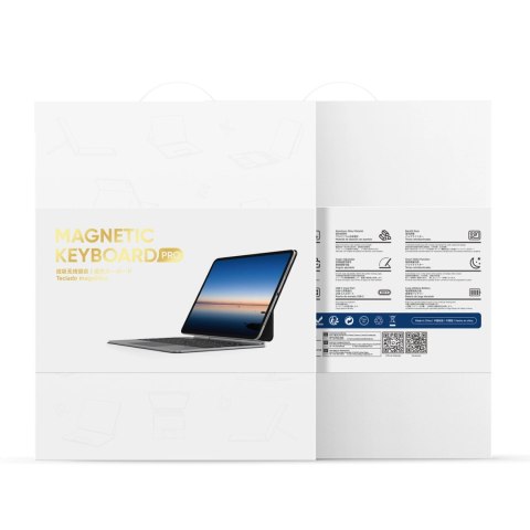 Etui z klawiaturą Dux Ducis (MK series) na iPad 10" (2022) iPad 11" (2025) - czarne