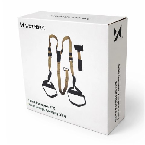 Taśmy do ćwiczeń TRX Wozinsky WSTR-01 - khaki