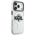 Etui Karl Lagerfeld IML Karl Sketch Logo MagSafe na iPhone 18 Pro / 17 Pro - przezroczyste