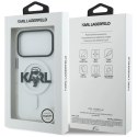 Etui Karl Lagerfeld IML Karl Sketch Logo MagSafe na iPhone 18 Pro / 17 Pro - przezroczyste