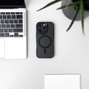 Etui Fashion Case kompatybilne z MagSafe na Samsung Galaxy A17 - matowe czarne