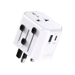 Adapter podróżny SBS TEADAPTUSBTCUNI USB-C USB-A uniwersalny - biały