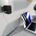 Adapter podróżny SBS uniwersalny GaN 70W 3xUSB-C 2xUSB-A z etui - czarny