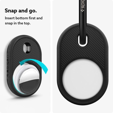 Etui Spigen Vault na Apple AirTag - czarny mat