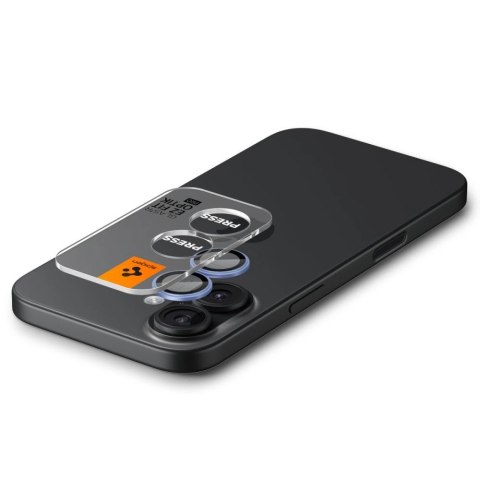 Osłona aparatu Spigen Optik Pro GLAS.TR "EZ FIT" 2-pack na iPhone 16 / 16 Plus / 17 - niebieska