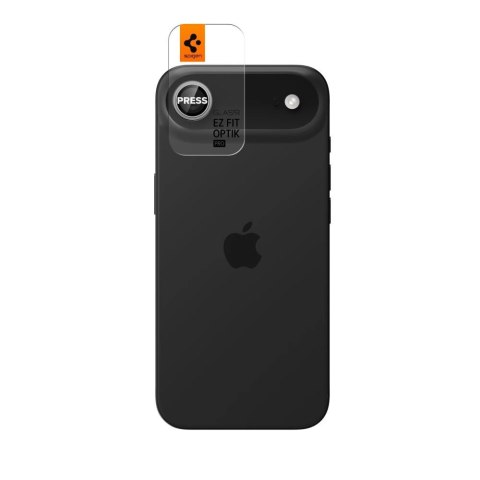 Osłona aparatu Spigen Optik Pro GLAS.TR "EZ FIT" 2-pack na iPhone Air - srebrna