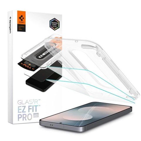 Szkło hartowane Spigen Glas.tR "EZ Fit Pro" 2-pack na Samsung Galaxy S25 FE