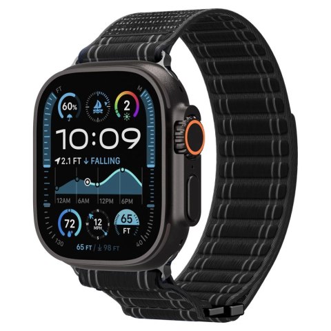 Pasek Spigen WBF0 na Apple Watch 44 / 45 / 46 / 49 mm - czarny