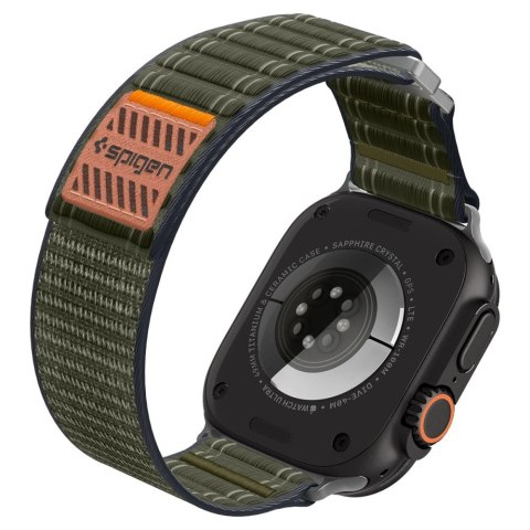 Pasek Spigen WBF0 na Apple Watch 44 / 45 / 46 / 49 mm - zielony