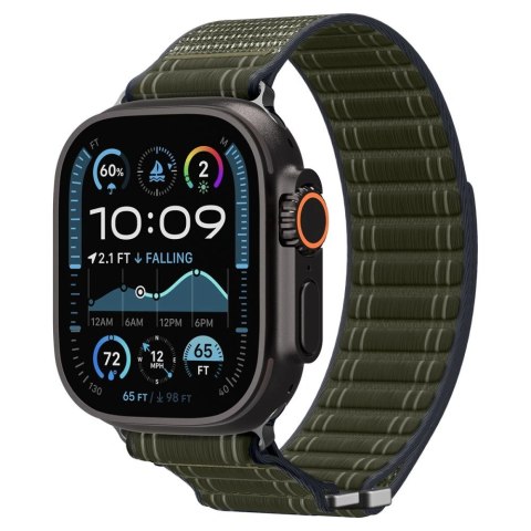 Pasek Spigen WBF0 na Apple Watch 44 / 45 / 46 / 49 mm - zielony