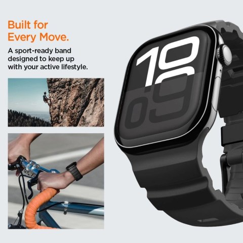Pasek Spigen WBS2 na Apple Watch 44 / 45 / 46 / 49 mm - czarny