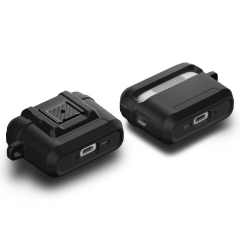 Etui Spigen Lock Fit na AirPods Pro 3 - czarne