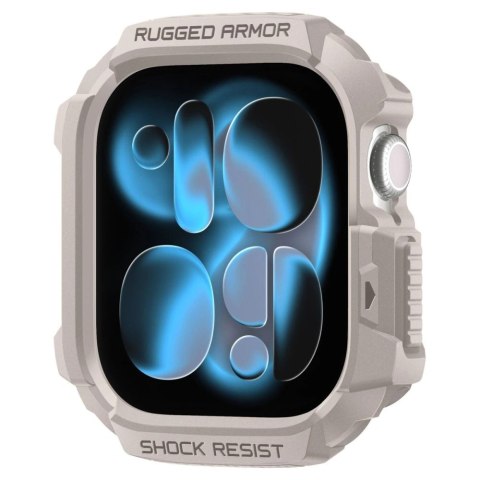 Etui Spigen Rugged Armor na Apple Watch 42 mm - beżowe