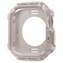 Etui Spigen Rugged Armor na Apple Watch 42 mm - beżowe