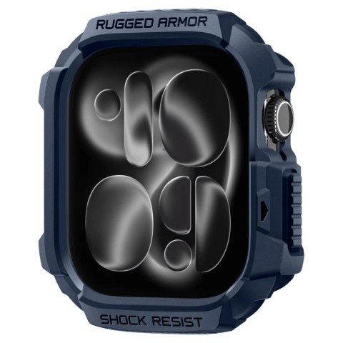 Etui Spigen Rugged Armor na Apple Watch 42 mm - granatowe