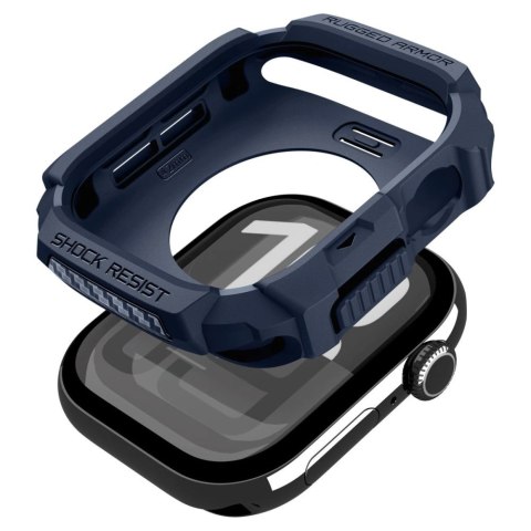 Etui Spigen Rugged Armor na Apple Watch 42 mm - granatowe