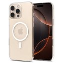 Etui Spigen Thin Fit MagSafe na iPhone 16 Pro Max - przezroczysto-białe