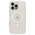 Etui Spigen Thin Fit MagSafe na iPhone 16 Pro Max - przezroczysto-białe