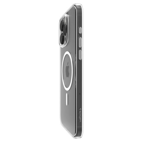 Etui Spigen Thin Fit MagSafe na iPhone 16 Pro Max - przezroczysto-białe
