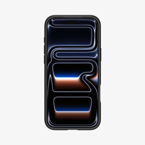 Etui Spigen Ultra Hybrid MagSafe na iPhone 17 Pro Max - czarno-pomarańczowy
