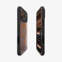 Etui Spigen Ultra Hybrid MagSafe na iPhone 17 Pro Max - czarno-pomarańczowy