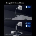 Ładowarka sieciowa Spigen Essential EE472EU 2-porty USC-C 47W - biała