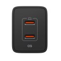 Ładowarka sieciowa Spigen Essential EE472EU 2-porty USC-C 47W - czarna