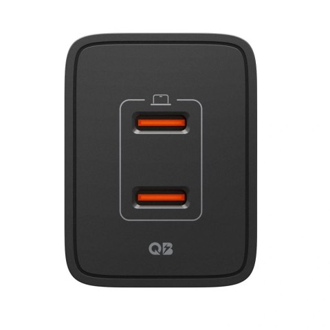 Ładowarka sieciowa Spigen Essential EE472EU 2-porty USC-C 47W - czarna