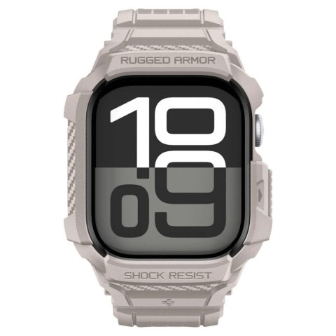 Pasek Spigen Rugged Armor Pro na Apple Watch 42 mm - beżowy