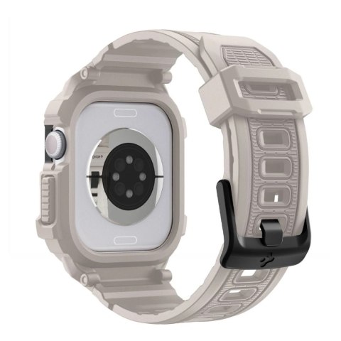 Pasek Spigen Rugged Armor Pro na Apple Watch 42 mm - beżowy