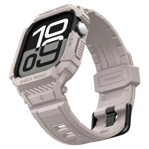 Pasek Spigen Rugged Armor Pro na Apple Watch 42 mm - beżowy